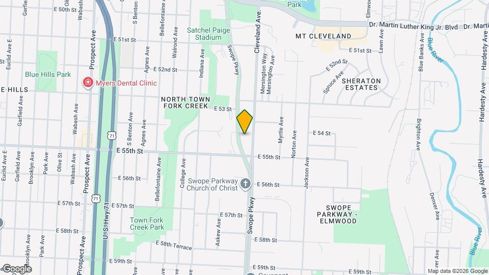 5411-5413 Swope Pkwy Map and Location Details
