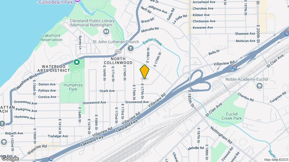1087 E 177th St, Unit UP Map and Location Details