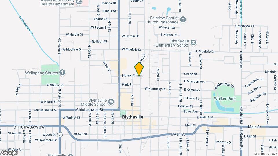 400 W Missouri St Map and Location Details