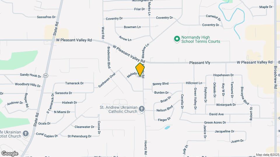 7570 Hoertz Rd Map and Location Details