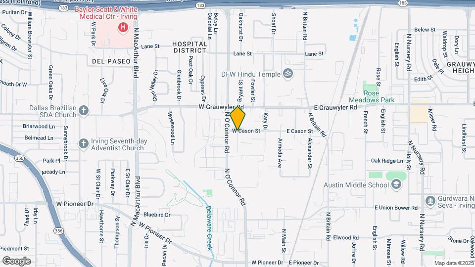 1130 Brady Dr Map and Location Details