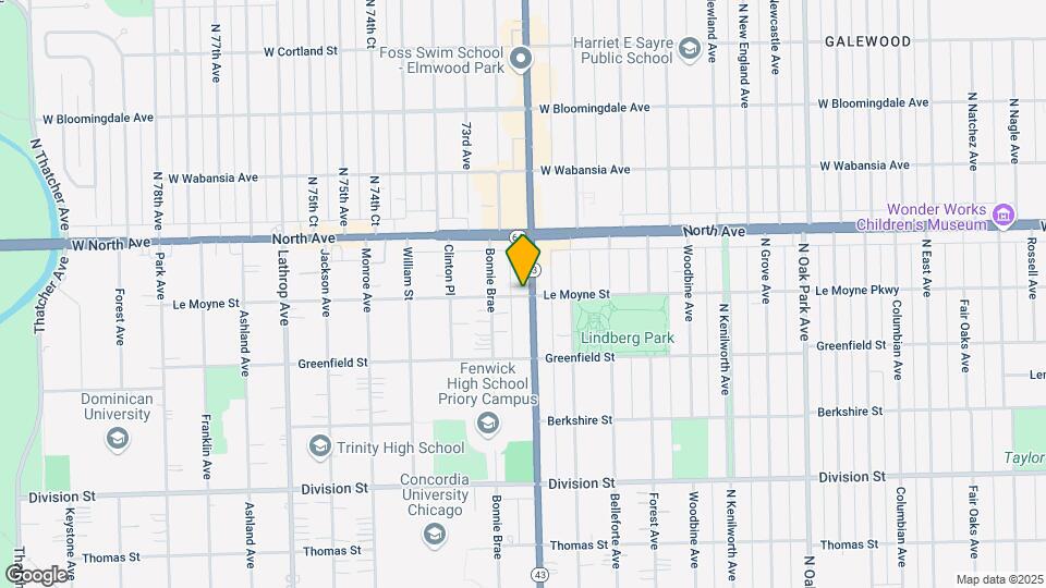 7202 Le Moyne Pkwy Map and Location Details