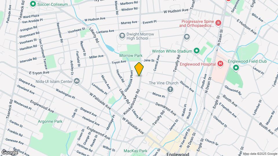 140 Knickerbocker Rd Map and Location Details