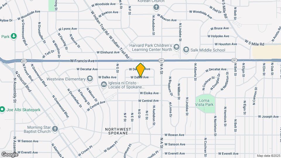 3027 W Dalke Ave Map and Location Details