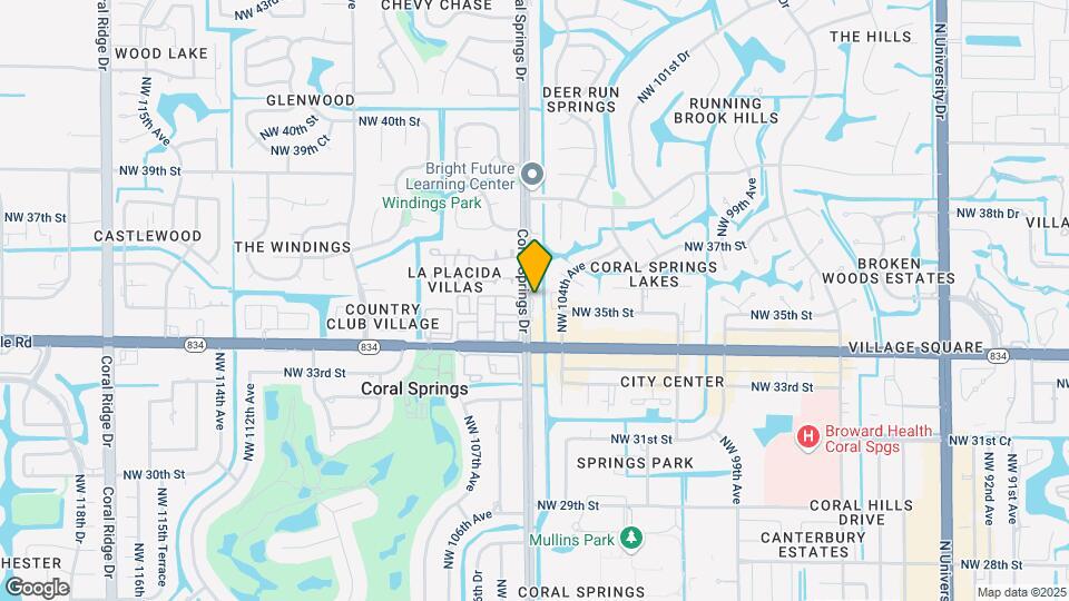 3529 Coral Springs Dr Map and Location Details