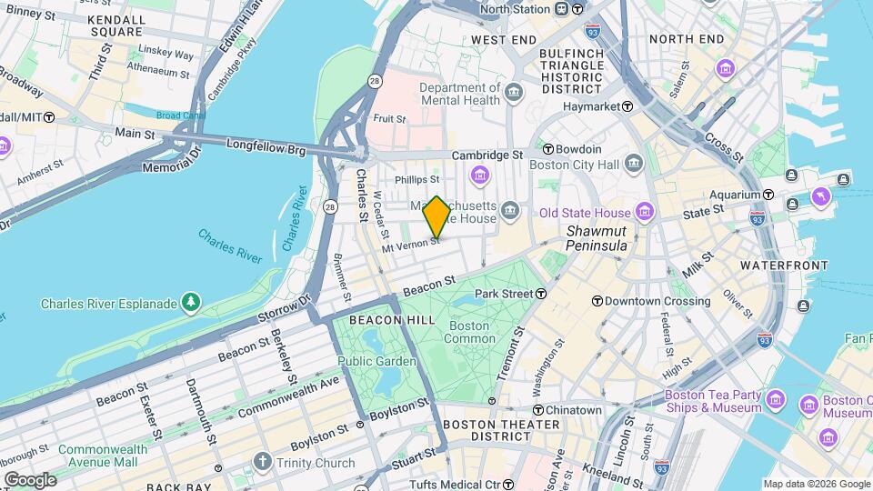 64 Mt Vernon St Map and Location Details