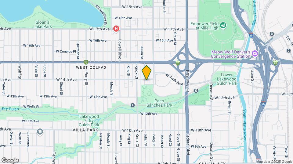 3346-3348 W 14th Ave Mapa y Detalles de la Ubicación