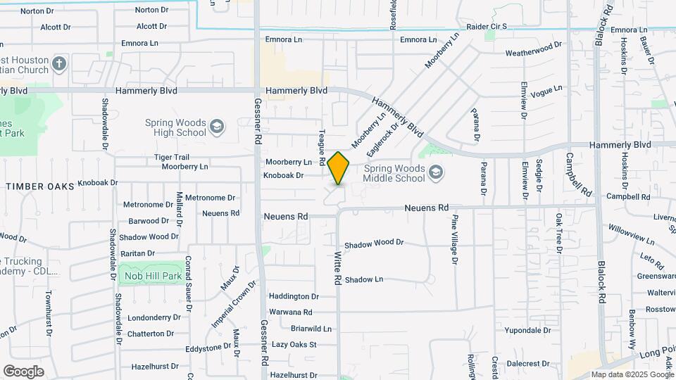 10021 Hillside Bayou Dr Map and Location Details