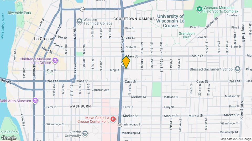 209 West Ave S, Unit #3 Map and Location Details