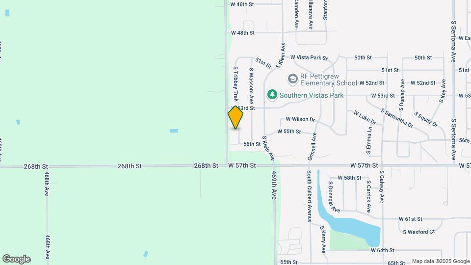 4801 S Tribbey Trail Mapa y Detalles de la Ubicación