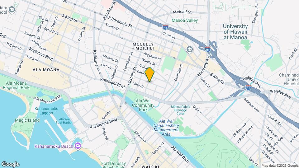 2205 Fern St Map and Location Details