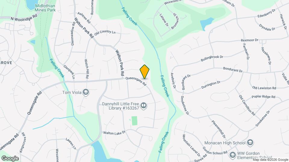 12600 Queensgate Rd Mapa y Detalles de la Ubicación