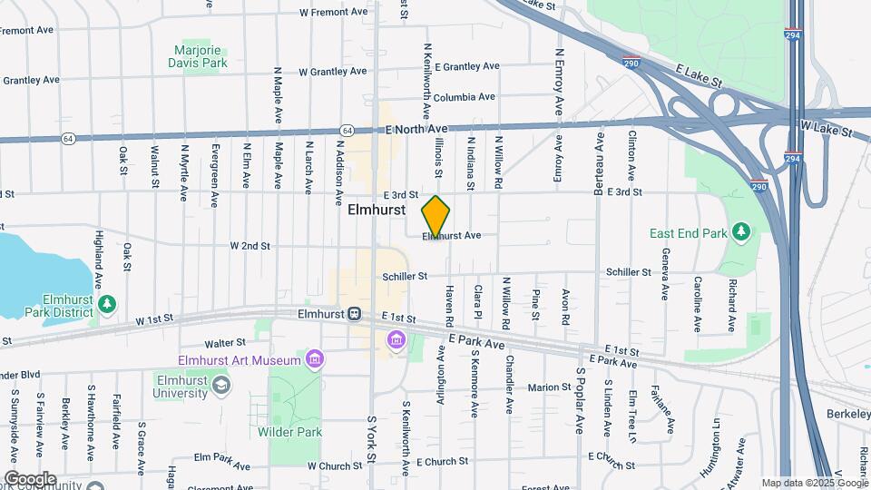 162-170 E Elmhurst Ave Mapa y Detalles de la Ubicación