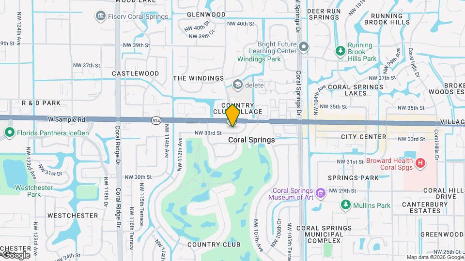 10821 NW 33rd St Mapa y Detalles de la Ubicación
