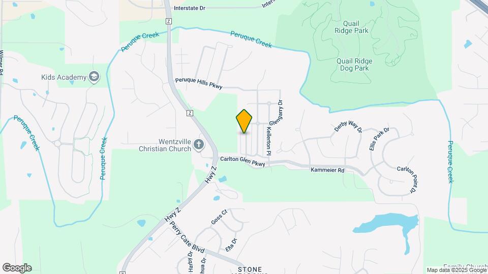 1017 Glengarry Dr Map and Location Details