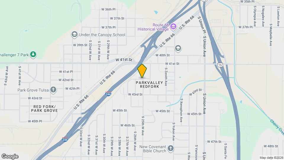 4204 S 25th W Ave Map and Location Details