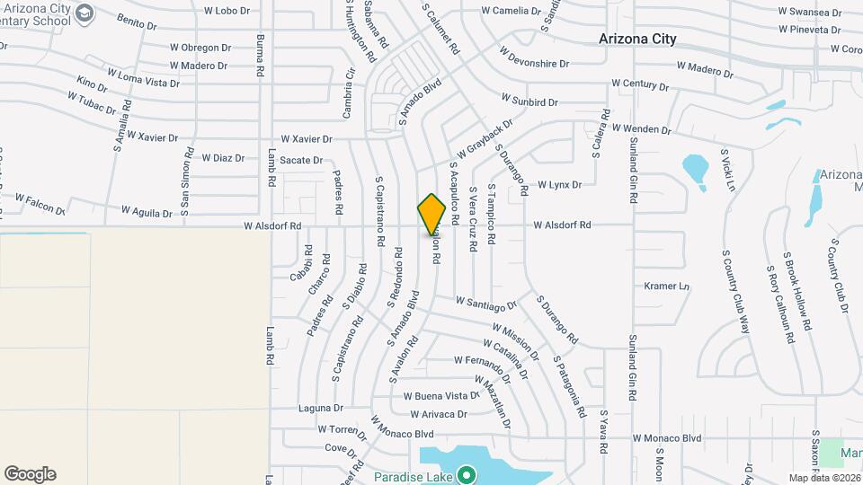 14554 S Avalon Rd, Unit 206 Map and Location Details