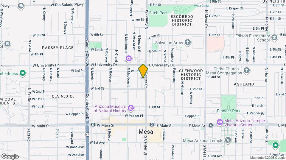234 N Center St Map and Location Details