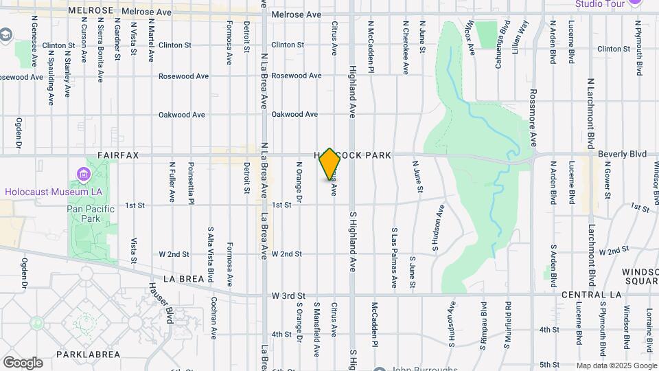 131 N Citrus Ave Map and Location Details
