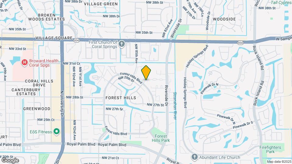 8441 Forest Hills Dr Map and Location Details