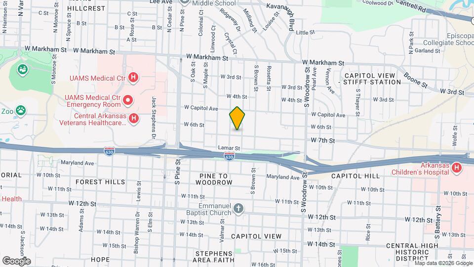 3412 W 7th St Map and Location Details