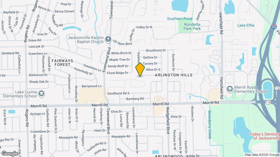 7439 Stonehurst Rd N Map and Location Details