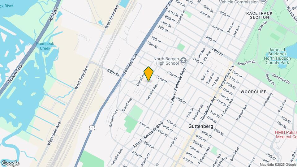 7012 Cottage Ave Map and Location Details