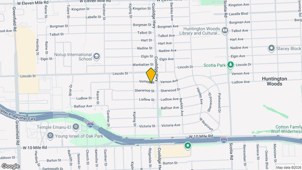 13621 Vernon St Map and Location Details