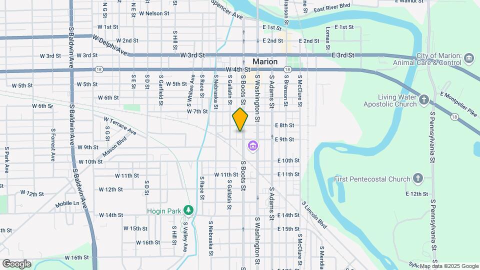 816 S Boots St, Unit Apt C Map and Location Details