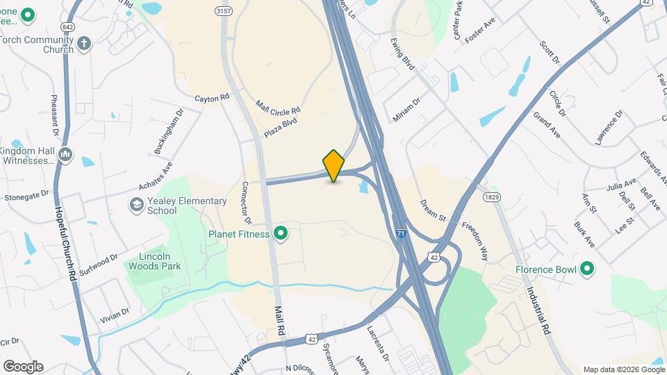 1815 Mountainview Ct Map and Location Details