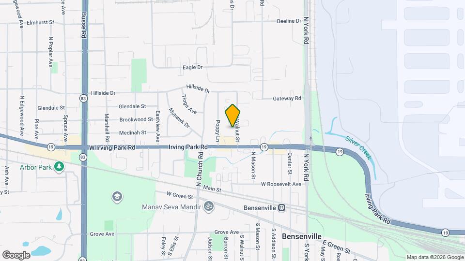 214 N Walnut St Map and Location Details