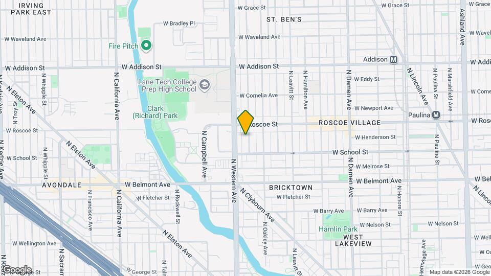 3332 N Claremont Ave, Unit 2 Mapa y Detalles de la Ubicación