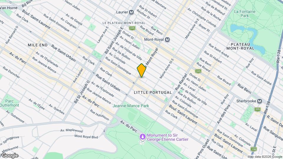 4475 Saint-Dominique Rue Map and Location Details