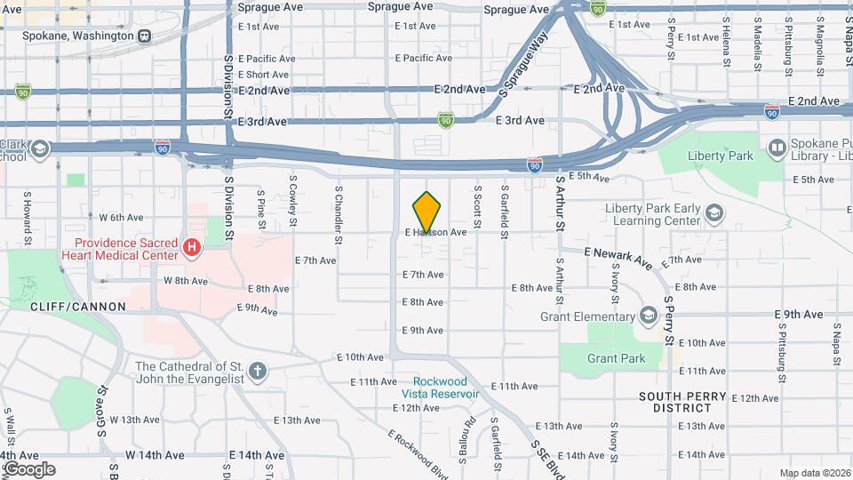 604 E Hartson Ave Map and Location Details