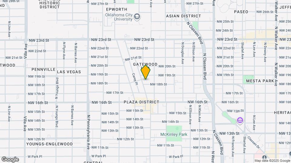 1725 NW 18th St Map and Location Details