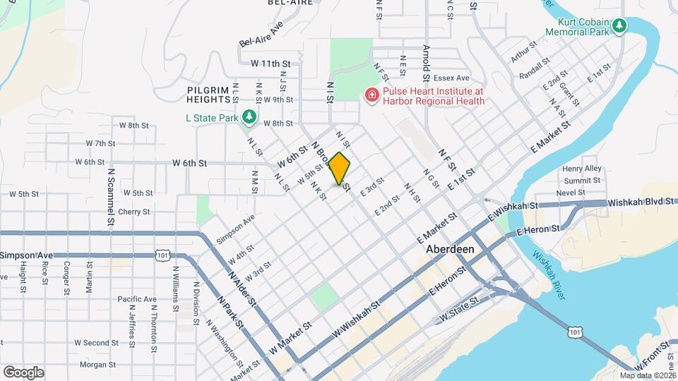 107 W 4th St Mapa y Detalles de la Ubicación