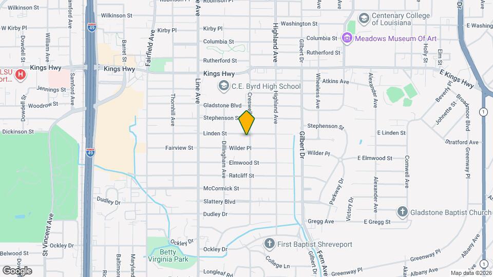 601 Linden St Map and Location Details