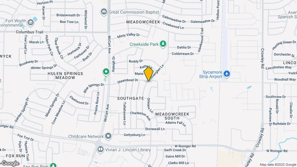 8301 Cloverglen Ln Map and Location Details