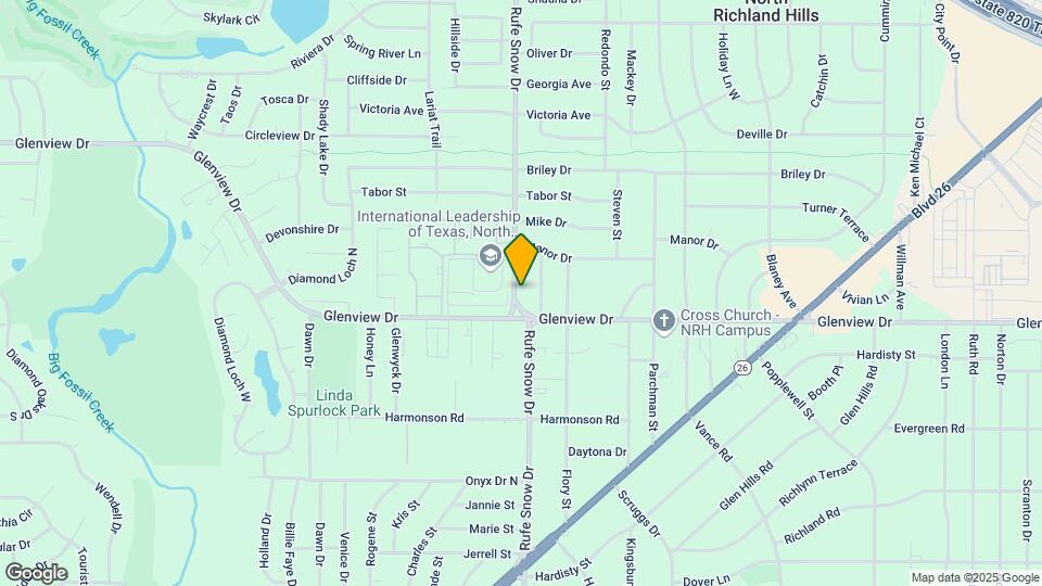 4114 Rufe Snow Dr Map and Location Details