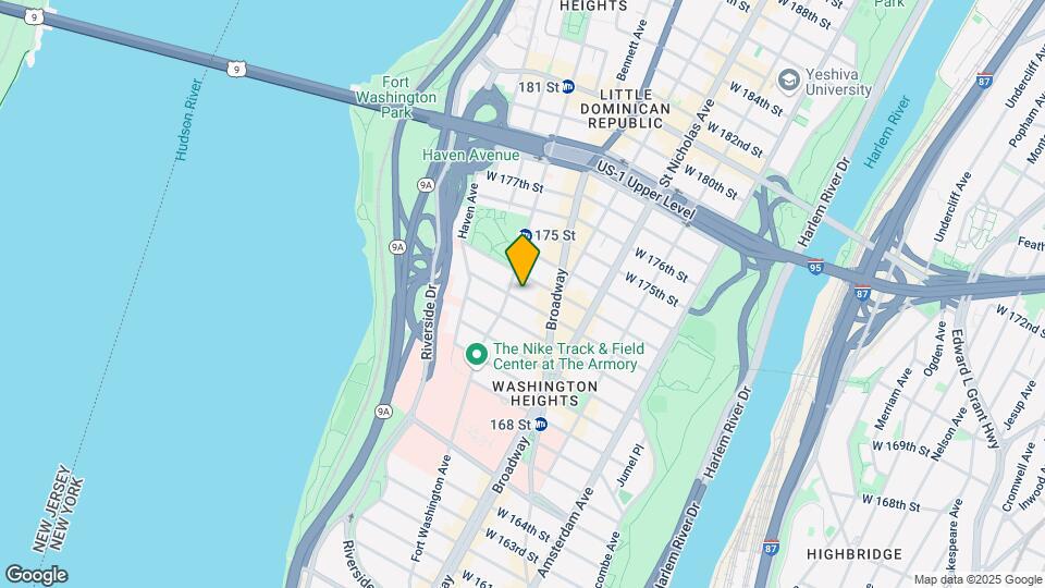 286 Fort Washington Ave., Suite 1FG Mapa y Detalles de la Ubicación