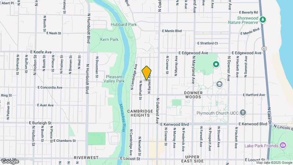 3353 N Bartlett Ave, Unit 1 Map and Location Details