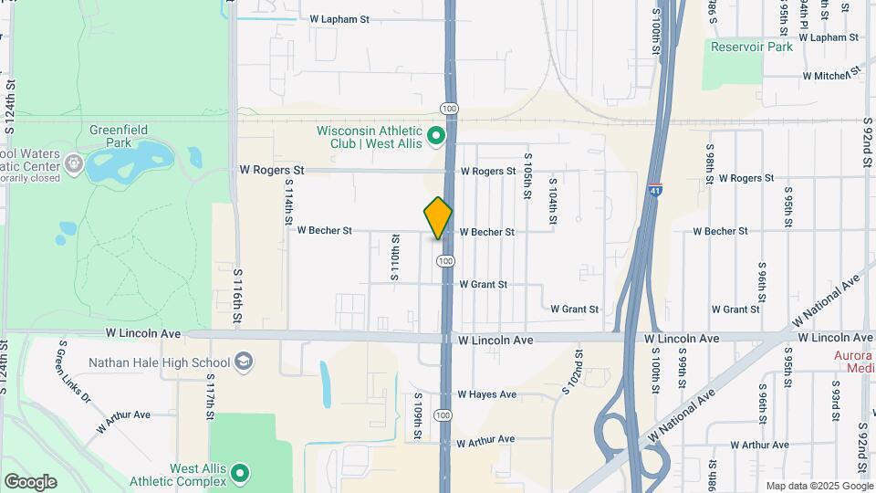 2123 S 108th St Map and Location Details