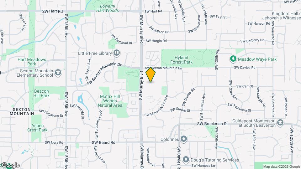 8500 SW Murray Blvd Map and Location Details