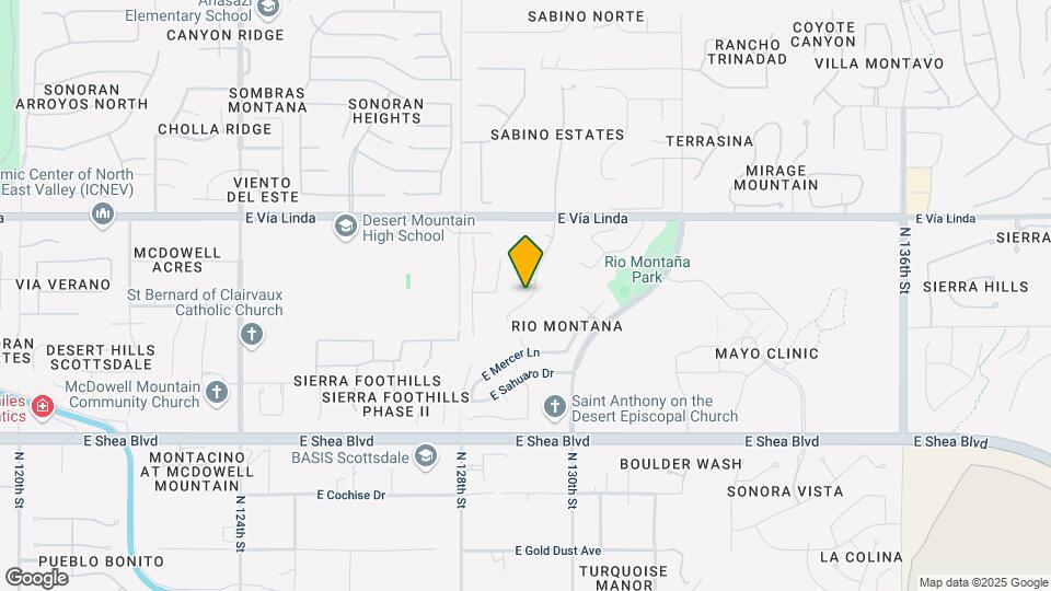 11126 N 129th Way Map and Location Details