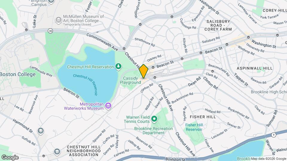 399 Chestnut Hill Ave Mapa y Detalles de la Ubicación