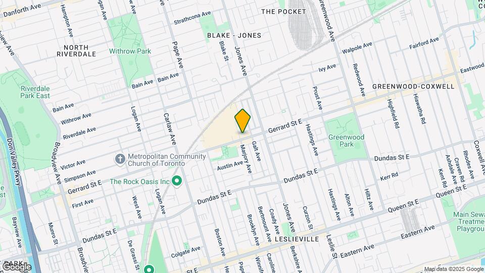 1022-1022 Gerrard St E Map and Location Details
