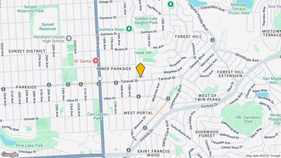 330 Taraval St Map and Location Details