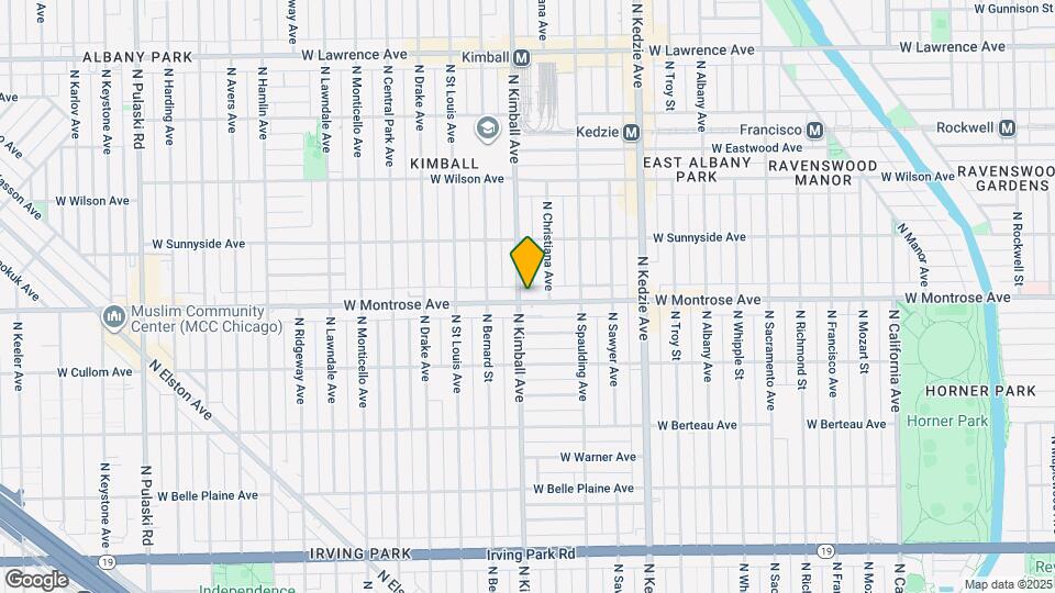3356 W Montrose Ave Map and Location Details