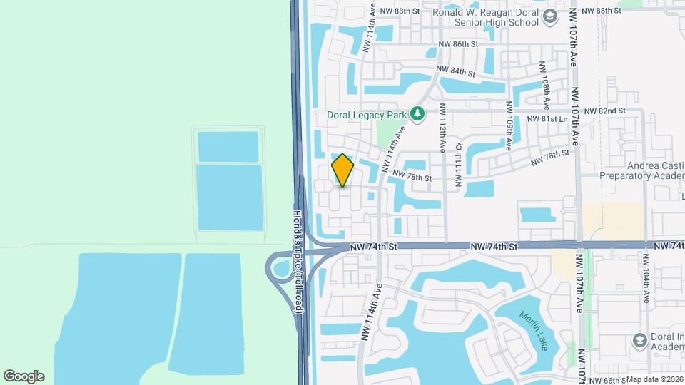 11507 NW 77th St Map and Location Details