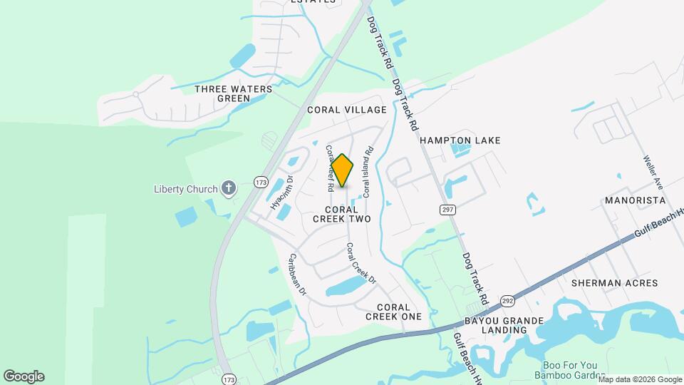 2111 Coral Creek Dr Map and Location Details